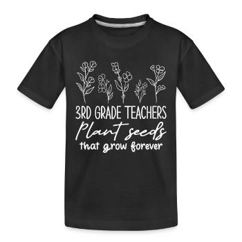 Appréciation du professeur d’histoire Cours d’histoire - T-shirt bio Premium Enfant - noir - Devant