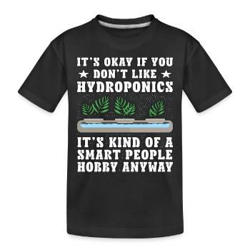 Culture hydroponique - T-shirt bio Premium Enfant - noir - Devant