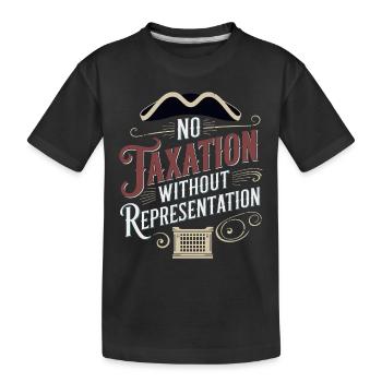 Boston Tea 1773 American Revolution Historic - Kinder Premium Bio T-Shirt - Schwarz - Vorne