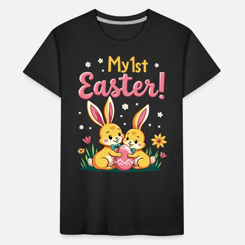 My 1ST Easter Sweet Easter Bunnies First Easter Kids' Premium Organic T-Shirt