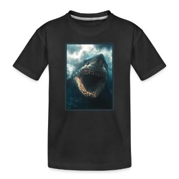 Sharks Shark - Kids' Premium Organic T-Shirt - black - Front