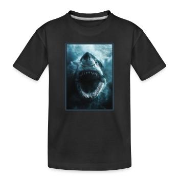 Sharks Shark - Kids' Premium Organic T-Shirt - black - Front