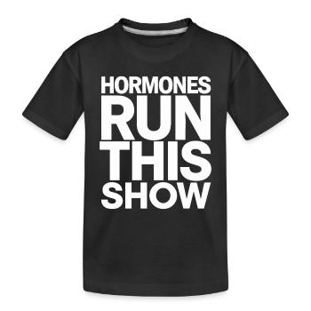 Science médicale pour l’endocrinologie - T-shirt bio Premium Enfant - noir - Devant