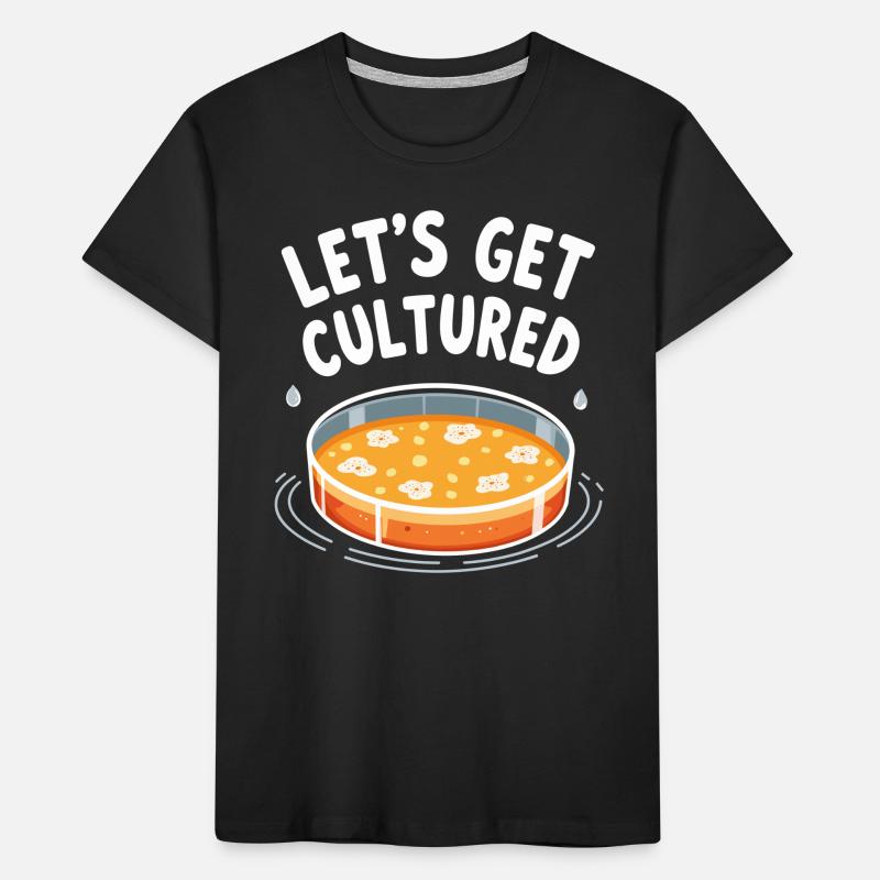 Microscope Enthusiast Lab Technician Science Kids' Premium Organic T-Shirt