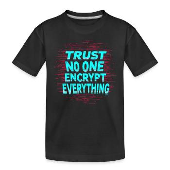 Rétro Cryptographie Espion Code Rôti Espionnage - T-shirt bio Premium Enfant - noir - Devant