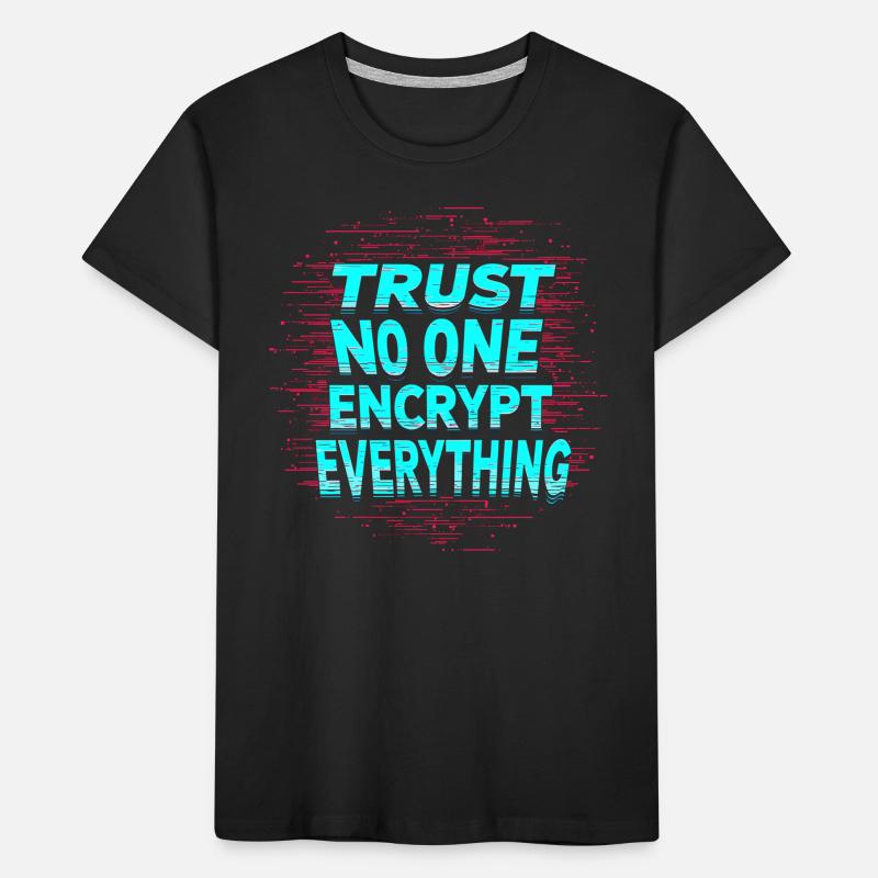 Retro Cryptography Spy Codebratenspionage Kinder Premium Bio T-Shirt