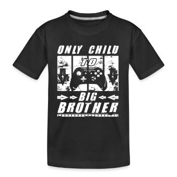 Big Brother Level Load Only Child Level Complete - Kinder Premium Bio T-Shirt - Schwarz - Vorne