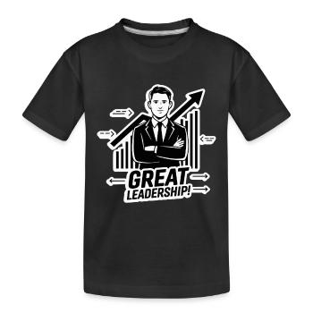 BOOS HOMME - T-shirt bio Premium Enfant - noir - Devant
