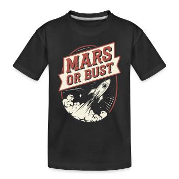 Astrobiology Space Exploration Extraterrestrial - Kinder Premium Bio T-Shirt - Schwarz - Vorne