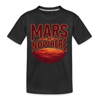 Astrobiology Space Exploration Extraterrestrial - Kinder Premium Bio T-Shirt - Schwarz - Vorne