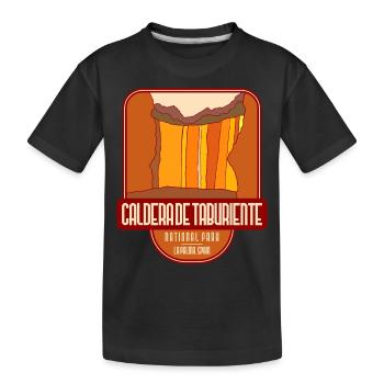 Nationalpark Caldera de Taburiente - La Palma - Kinder Premium Bio T-Shirt - Schwarz - Vorne