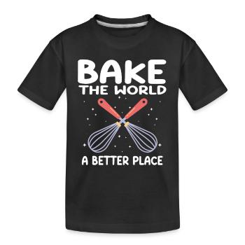 Boulangerie Boulangerie Boulanger - T-shirt bio Premium Enfant - noir - Devant