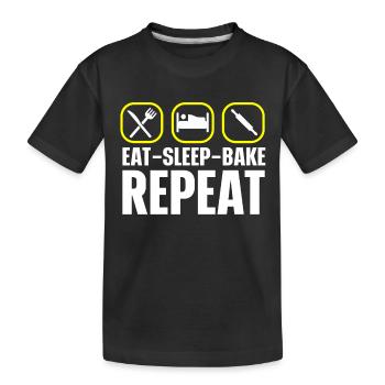 Boulangerie Boulangerie Boulanger - T-shirt bio Premium Enfant - noir - Devant