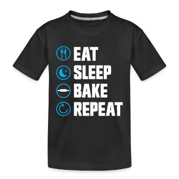 Boulangerie Boulangerie Boulanger - T-shirt bio Premium Enfant - noir - Devant