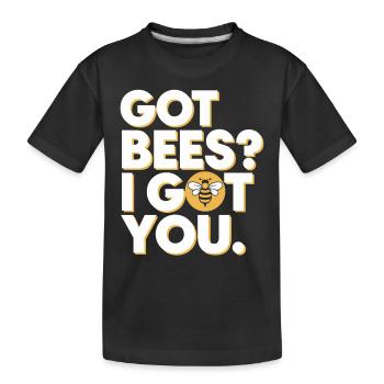 Spécialiste de l’élimination des abeilles Sauvetage en essaim vivant - T-shirt bio Premium Enfant - noir - Devant