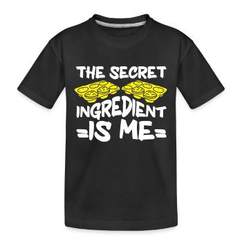 Baking Bakery Baker - Kinder Premium Bio T-Shirt - Schwarz - Vorne