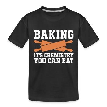 Baking Bakery Baker - Kinder Premium Bio T-Shirt - Schwarz - Vorne