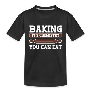 Baking Bakery Baker - Kinder Premium Bio T-Shirt - Schwarz - Vorne
