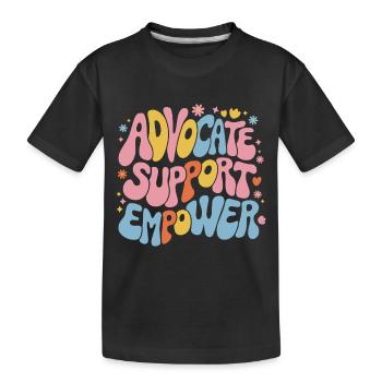 Soutenez les défenseurs de Empower - T-shirt bio Premium Enfant - noir - Devant