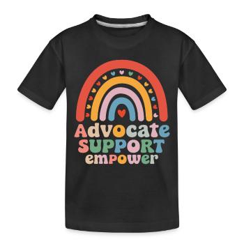 Soutenez les défenseurs de Empower - T-shirt bio Premium Enfant - noir - Devant