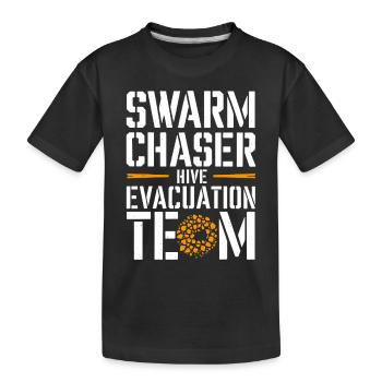 Spécialiste de l’élimination des abeilles Sauvetage en essaim vivant - T-shirt bio Premium Enfant - noir - Devant