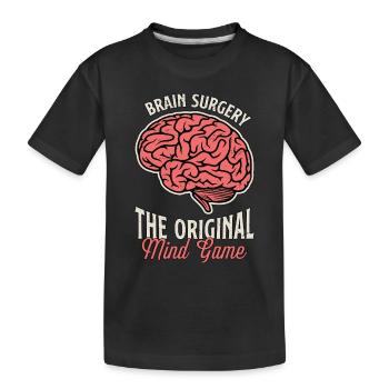 Neurosurgeon Brain Surgery The Neurologist Doctor - Kids' Premium Organic T-Shirt - black - Front