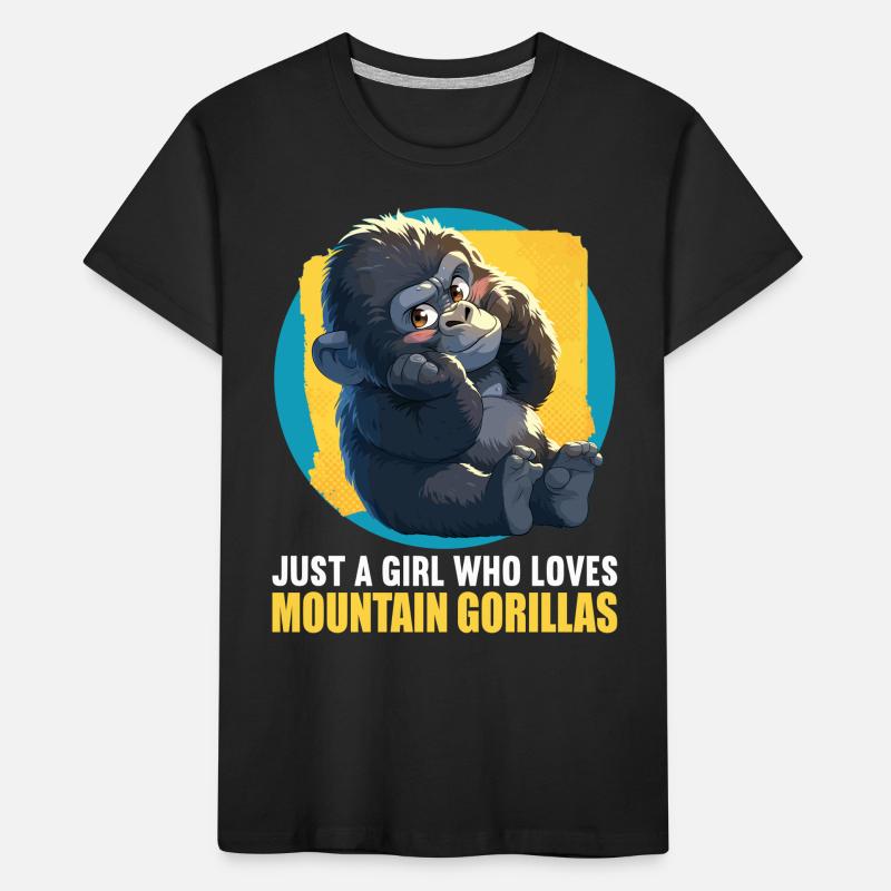 Mountain gorillas Mountain gorilla Kids' Premium Organic T-Shirt