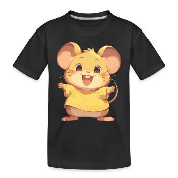 Souris Souris - T-shirt bio Premium Enfant - noir - Devant