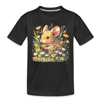 Souris Souris - T-shirt bio Premium Enfant - noir - Devant