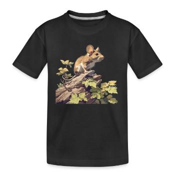 Souris Souris - T-shirt bio Premium Enfant - noir - Devant