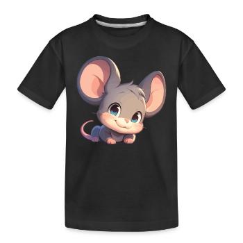Souris Souris - T-shirt bio Premium Enfant - noir - Devant
