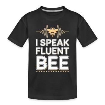Spécialiste de l’élimination des abeilles Sauvetage en essaim vivant - T-shirt bio Premium Enfant - noir - Devant