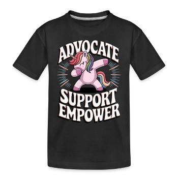 Soutenez les défenseurs de Empower - T-shirt bio Premium Enfant - noir - Devant