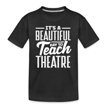 Comédie musicale Lover Beautiful Day Theatre - T-shirt bio Premium Enfant - noir - Devant