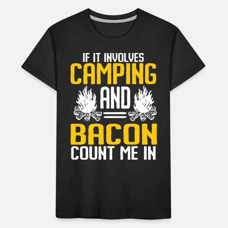 Camping Feu de camp Camper T-shirt bio Premium Enfant