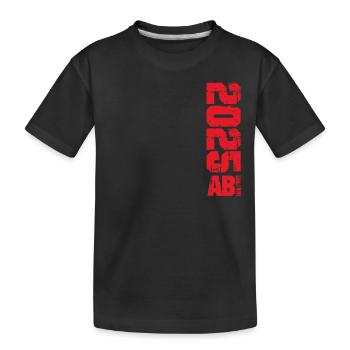 ABI 2025 Abitur Abschluss Lustiges Abiturienten - Kinder Premium Bio T-Shirt - Schwarz - Vorne