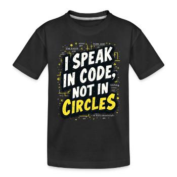 Analyste de données Spécialiste Big Data Business - T-shirt bio Premium Enfant - noir - Devant