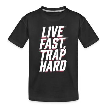 Music Produzent 808 Bass Hip-hop Beatmaker - Kinder Premium Bio T-Shirt - Schwarz - Vorne
