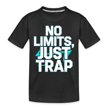 Music Produzent 808 Bass Hip-hop Beatmaker - Kinder Premium Bio T-Shirt - Schwarz - Vorne