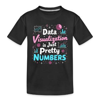 Analyste de données Spécialiste Big Data Business - T-shirt bio Premium Enfant - noir - Devant