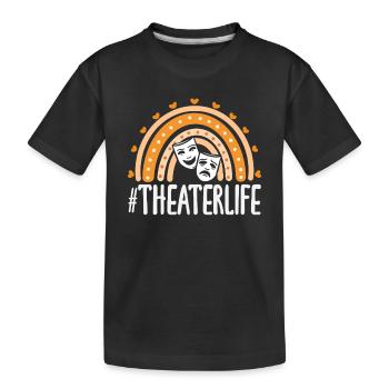 Amateurs de comédie musicale Theaterlife - T-shirt bio Premium Enfant - noir - Devant