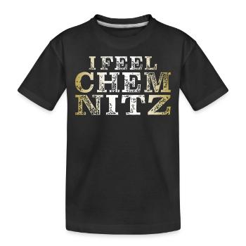 JE ME SENS CHEMNITZ - T-shirt bio Premium Enfant - noir - Devant