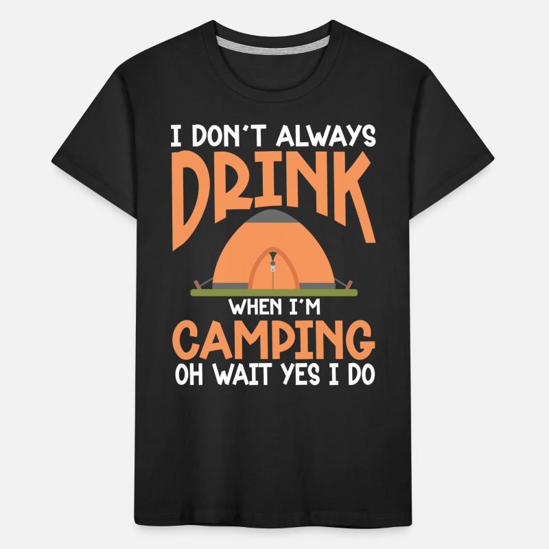 Camping Feu de camp Camper T-shirt bio Premium Enfant