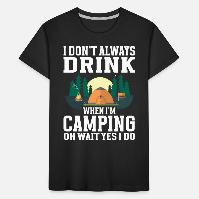 Camping Feu de camp Camper T-shirt bio Premium Enfant