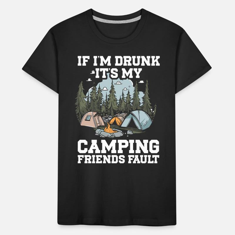 Camping Feu de camp Camper T-shirt bio Premium Enfant