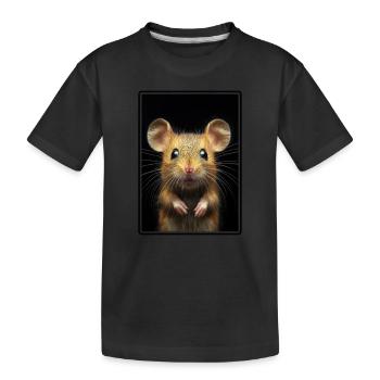 Souris Souris - T-shirt bio Premium Enfant - noir - Devant