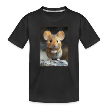 Souris Souris - T-shirt bio Premium Enfant - noir - Devant