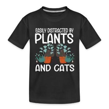 Jardinage Horticulture Jardinier - T-shirt bio Premium Enfant - noir - Devant