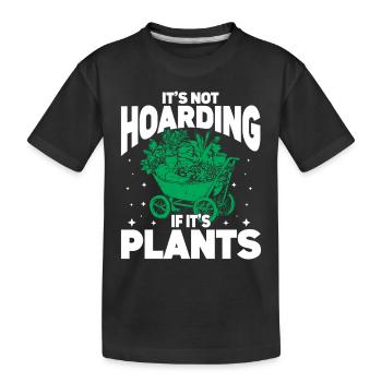 Jardinage Horticulture Jardinier - T-shirt bio Premium Enfant - noir - Devant