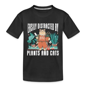 Gardening Horticulture Gardener - Kids' Premium Organic T-Shirt - black - Front